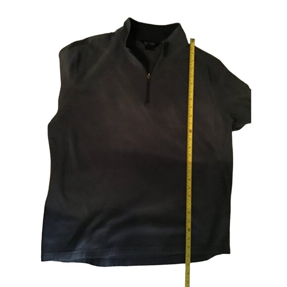 MONDETTA OUTDOOR PROJECT-MENS BLUE SOFT PULLOVER HALF ZIP-UP CLOSUTRE SIZE LARGE - Picture 8 of 8